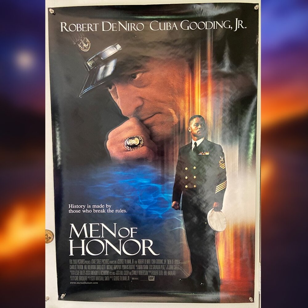 MEN OF HONOR (2000) - ORIGINAL DOUBLE SIDED MOVIE POSTER
